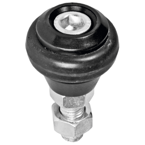 PSG geleidingsrol gerubberiseerd Ø 42 mm voor schuifpoorten – draad M12 001-282 (1)