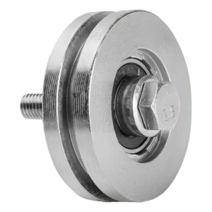 PSG Looprol poorttype T Ø 88 mm met groef voor T-rail