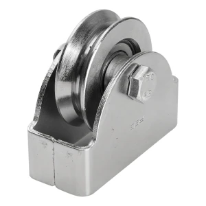 PSG – stalen looprol V ø 68 mm voor schuifpoort op rails