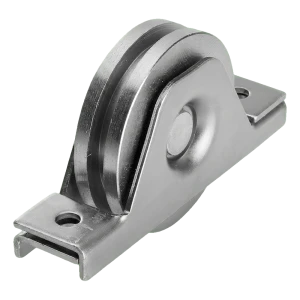 PSG looprol type T voor schuifpoort rail Ø 80 mm gegalvaniseerd