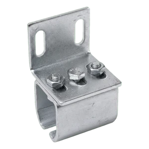 PSG zijdelingse ophanging voor schuifhekrail 50×46 mm – gegalvaniseerd, verstelbaar