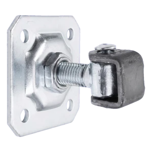 PSG verstelbaar scharnier voor vleugelpoorten M20 met schild 100×100×4 mm