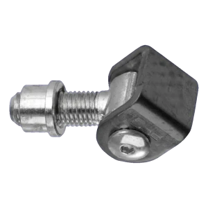 PSG poortsscharnier voor lassen verstelbaar M12 staal verzinkt